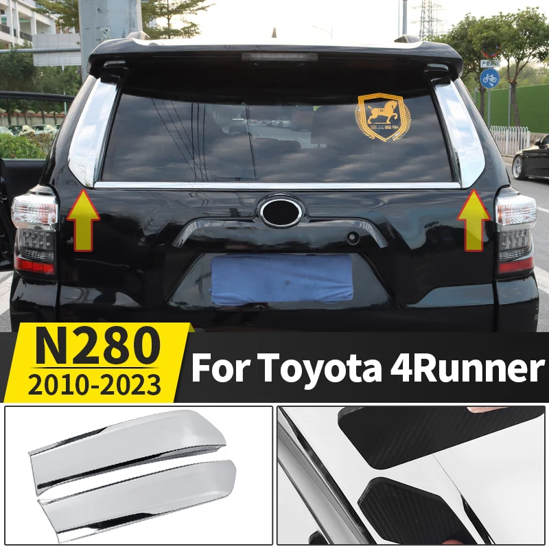 

For 2012-2022 Toyota 4Runner Rear Window Trim Exterior Modification N280 Tailgate Window Decoration Sequins Upgrade Accessories