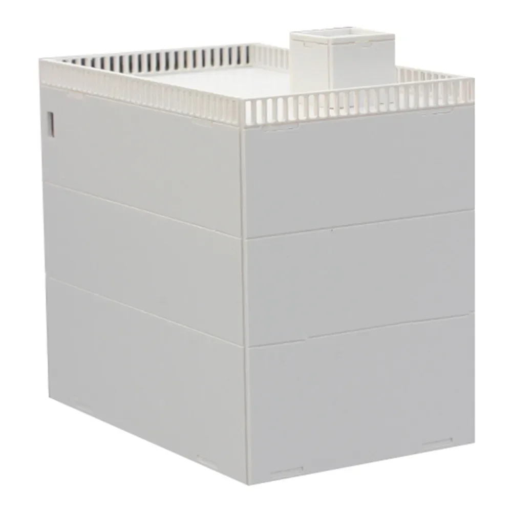 Creativo DIY Ho N escala simulación construcción cabaña montaje modelo Kit 2 unids/lote con tienda en miniatura conjunto de decoración de ciudad