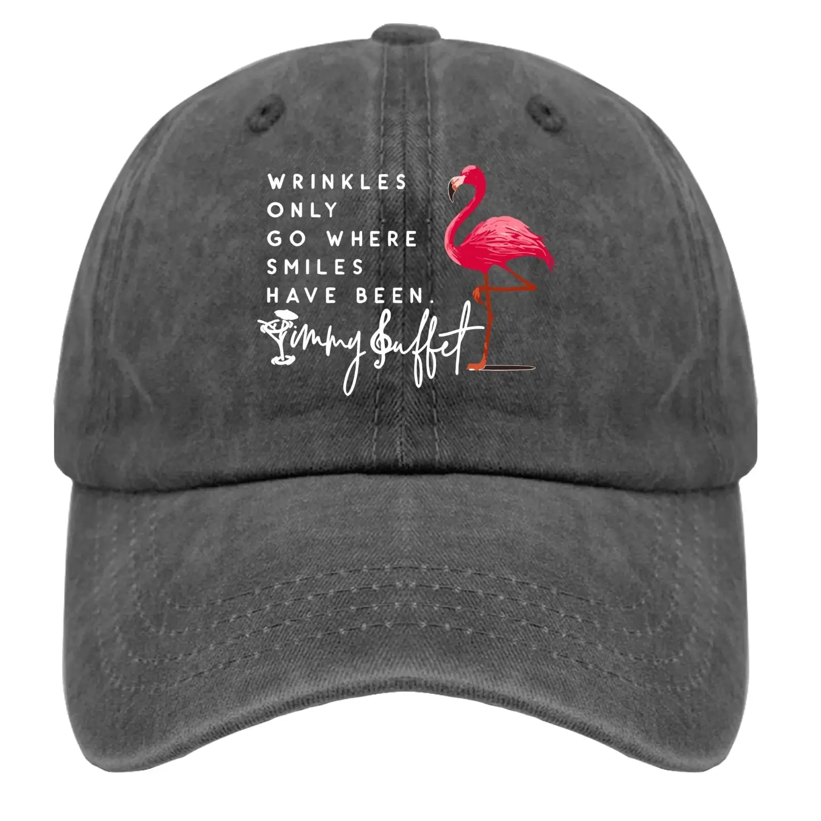 

Wrinkles Only Go Where Smiles Have Been Baseball Hat Funny Golf Hat Outdoor Sports Hat Pure Cotton Hat Adjustable Hat For Mom