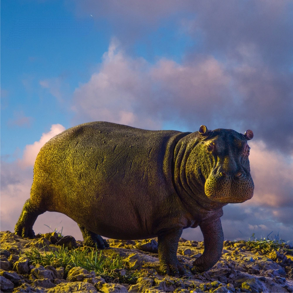 PNSO Animals Figures Series Hippo 11