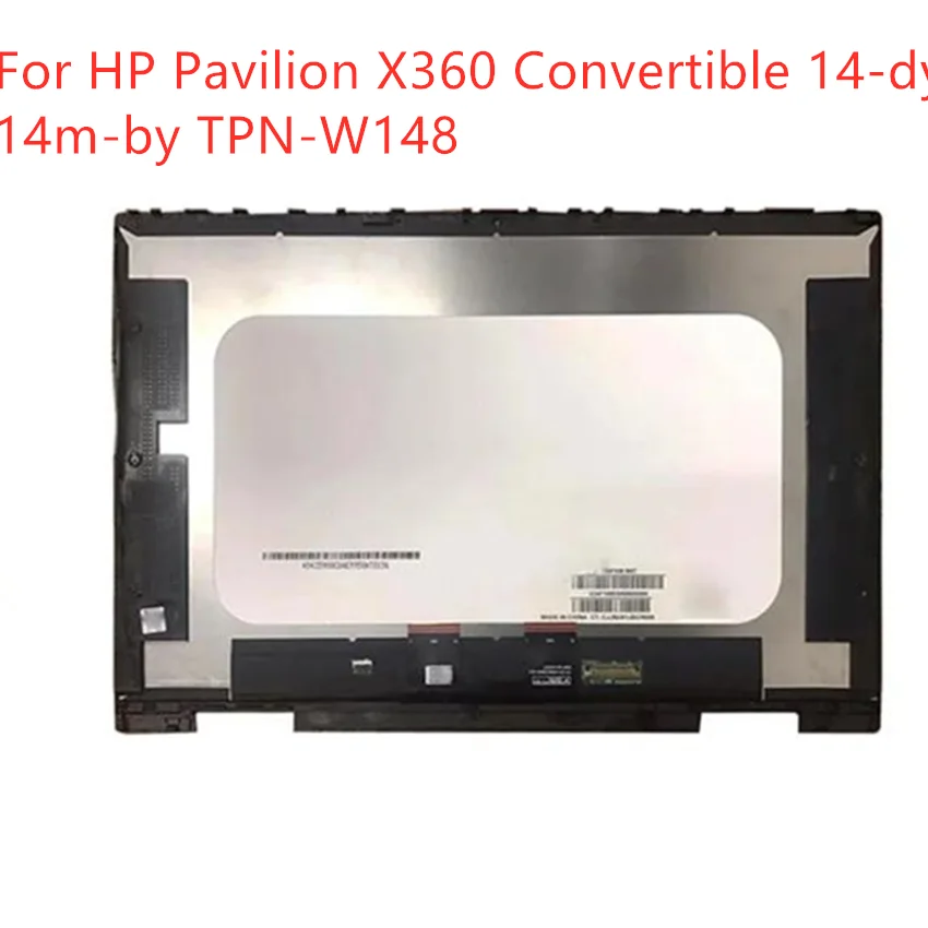 

For HP Pavilion X360 Convertible 14-dy 14m-by TPN-W148 LCD Display Touch Screen Digitizer Assembly Replacement Frame 1920X1080