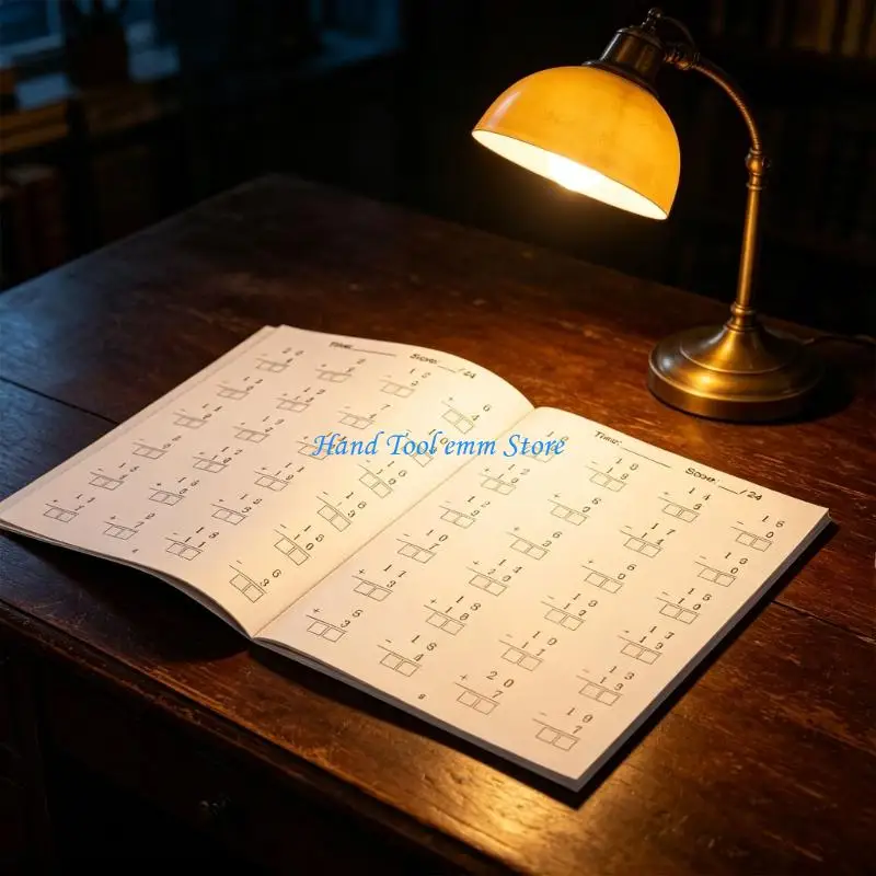 H37F 21 Sheets Addition And Subtraction Operations Workbook For Students Preschoolers
