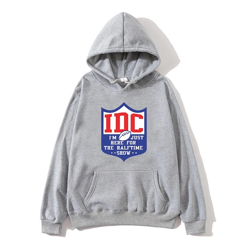 I Don't Care IDC Football Hoodie Fashion Fleece Funko Pop Sweatshirt for Autumn/Winter Men/women Clothing Hooded Sudaderas Hoody