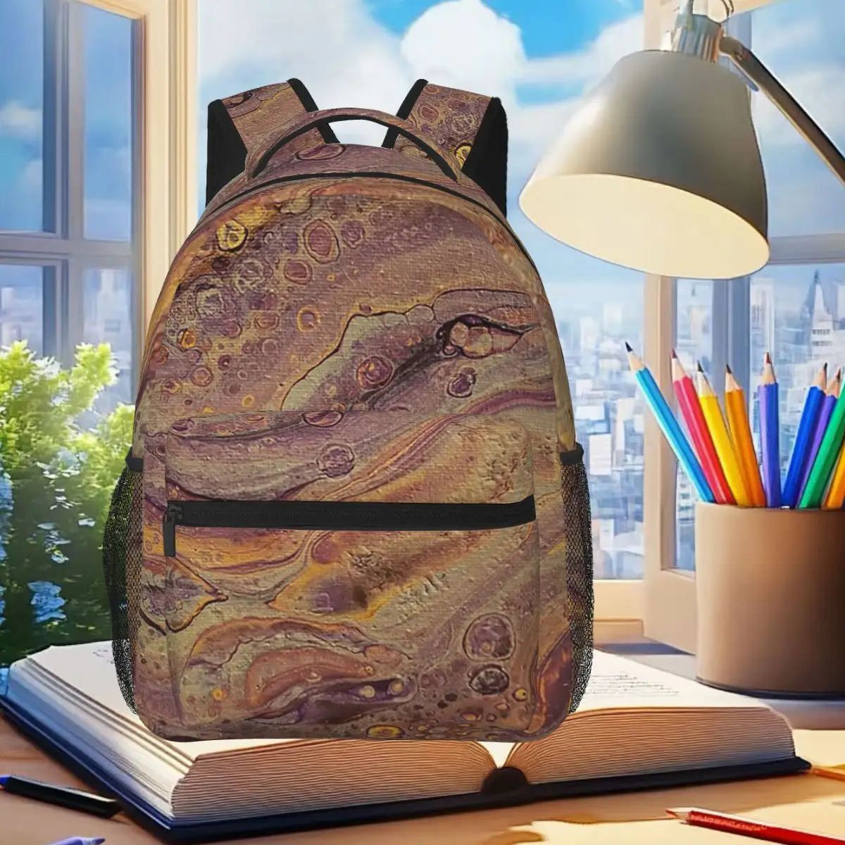 

Pulsar Student Backpack School Bag Hiking Travel Daypack for Men Women Fashion Bookbag Shoulder Bags
