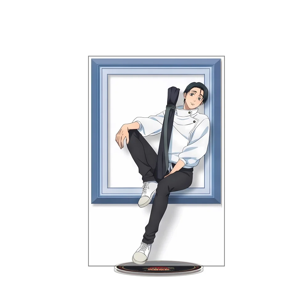 Jujutsu Kaisen Acrylic Stand Keychain Gojo Yuji Megumi Nobara Nanami Sukuna Desktop Display Figure Ornament