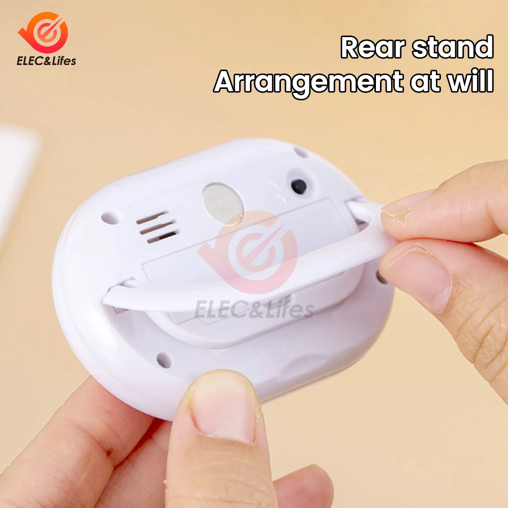 LCD Digital Thermometer Hygrometer Indoor Room Electronic Temperature Humidity Meter Sensor Gauge Weather Station -20~50℃