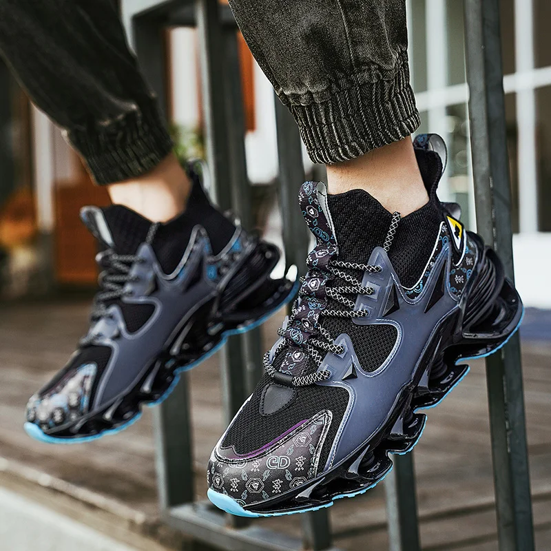 럭셔리 남성 신발 컬렉션: 통기성 좋은 러닝 스니커즈, 패셔너블한 캐주얼 로퍼 및 스포츠화