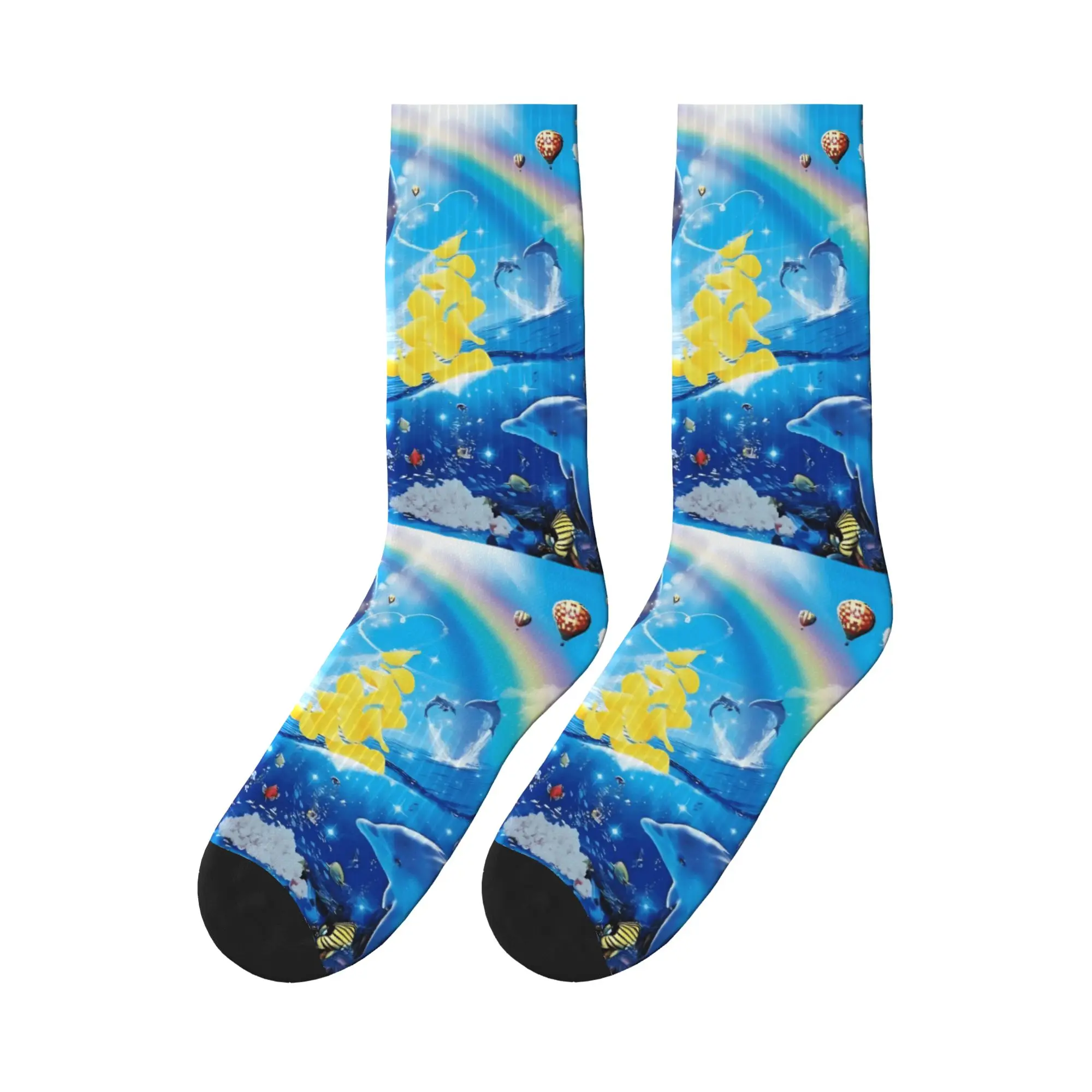 

Frutiger Aero Fashion Socks Design Stockings Anti Bacterial Men Socks Quality Autumn Vintage Climbing Socks