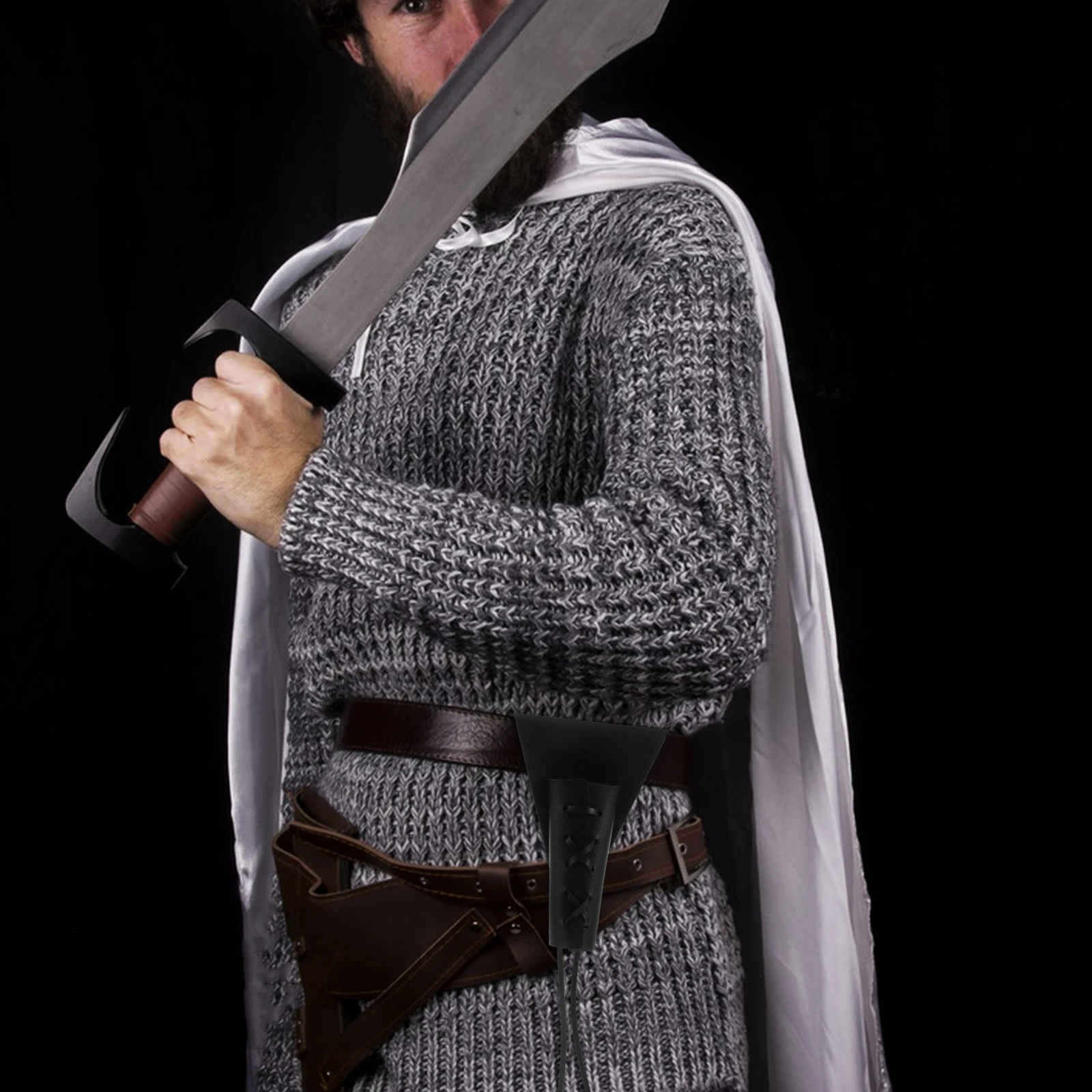 Pu Sword Sleeve useful Sword Frog For Medieval Costumes Sword Holder Vintage Sword Frog Medieval Sword Frog Sword Protec