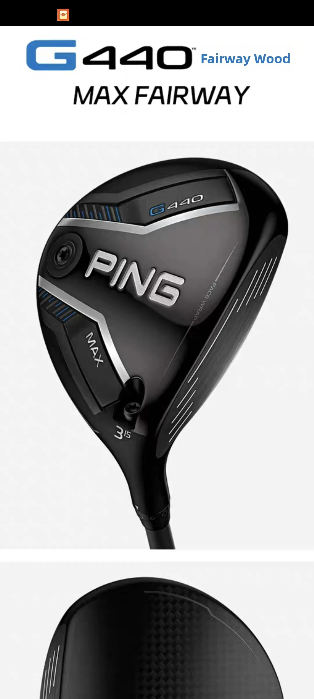 

High Tolerance Golf Clubs G440 New 2023 Tee Wood Five Wood Men's Golf Clubs Driver Wood Pole Sports Fitn Fans Supplies