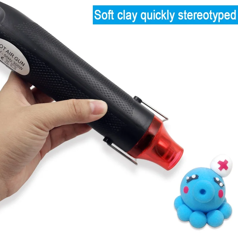 Pistolet à air chaud bricolage, outil de réparation de téléphone électrique, sèche-cheveux, siège de soutien à souder, odorà air chaud en plastique
