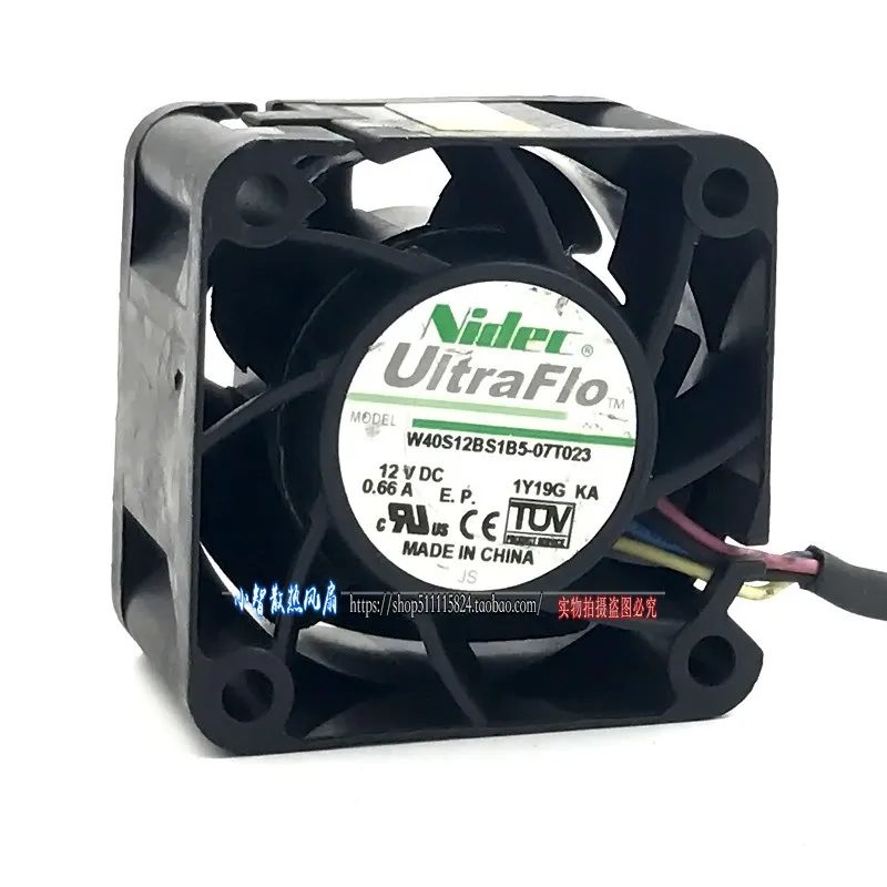 ORIGINAL W40S12BS1B5-07T023 12V 0.66A 4028 40*40*28mm KIPAS PENDINGIN RADIATOR BARU