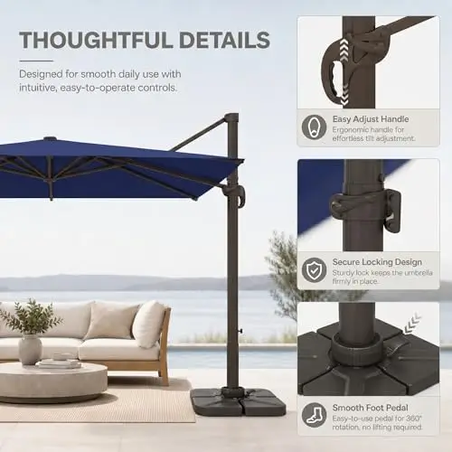 Thumbnail 4 - #6 Latest Cantilever Garden Umbrellas Updates