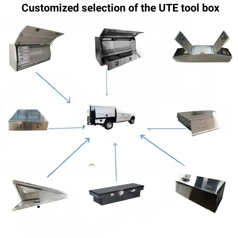 Aluminum Ute Canopy Tray Flat/Check Plate Ute Gull-Wing Alloy Truck Trailer China Manufacturer