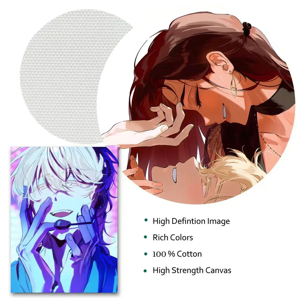 ملصق HD أنيمي موضوع ساخن المغني/OST/فيلم مقاوم للماء عصا ذاتية ديكور المنزل الغريبة S-المرحلة لوكا أنيمي