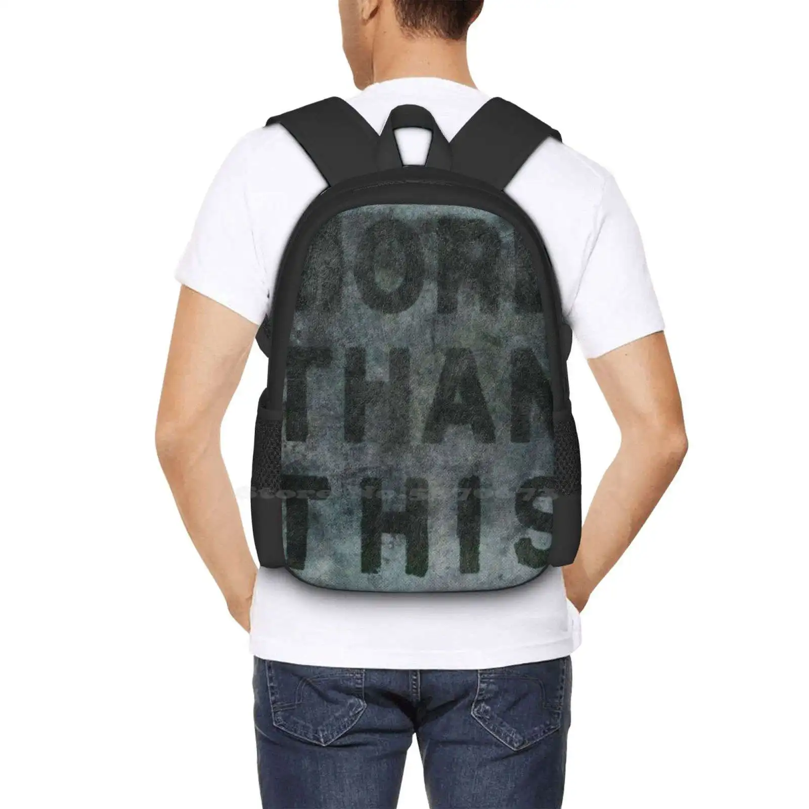 Más que este bolso mochila para hombres, mujeres, niñas, adolescentes