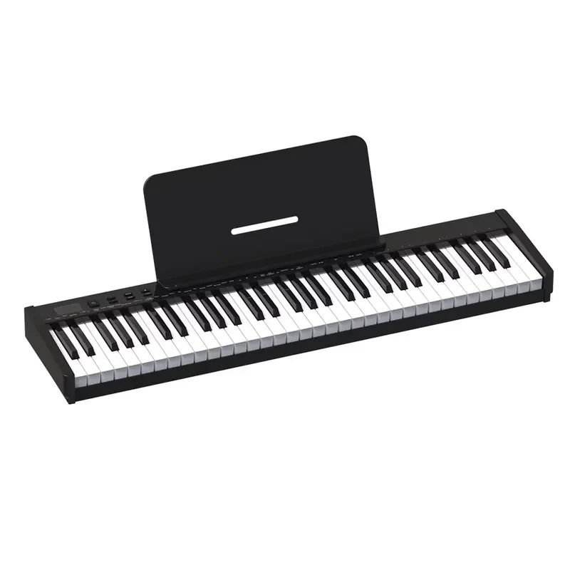 Smart 61-key Piano Hand-rolled Electronic Piano Portable Electronic Piano Adult Professional Version MIDI Keyboard Charging