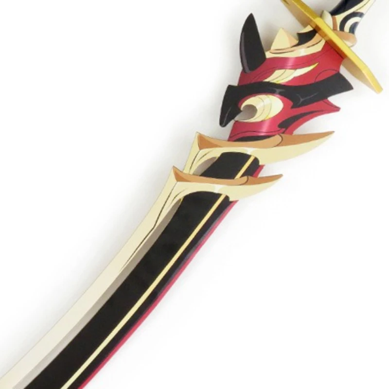 110cm Redhorn Stonethresher Arataki Itto Genshin Impact Game Peripherals Weapon Model Bamboo Sword Cosplay Prop Craft Collection