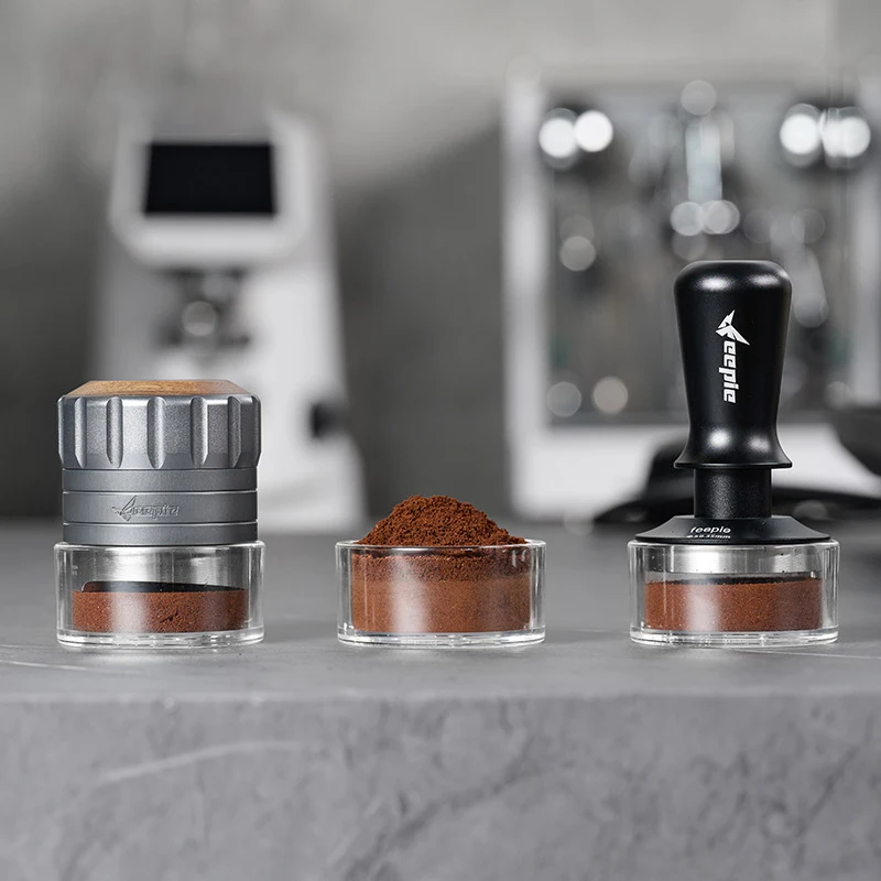 58.35MM Transparent Coffee Powder Bowl Observation Test Powder Press/Powder Dispenser Display Bowl Coffee Accessories