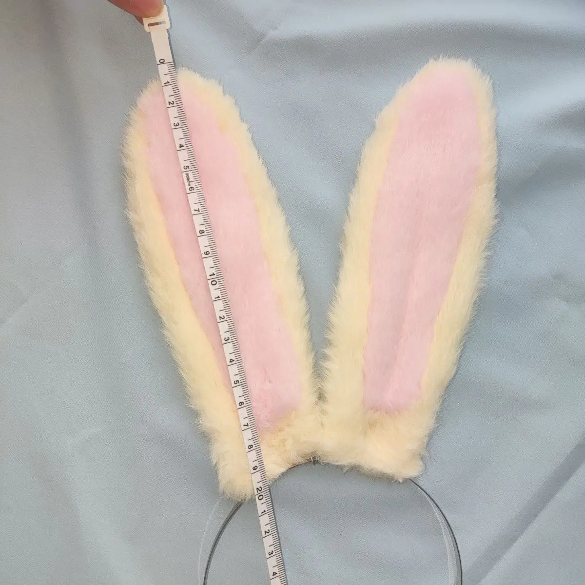 Chiikawa Usagi Hasenohren-Stirnband - Flauschige Kaninchenohren Cosplay-Haarband für Anime-Fans Halloween-Party Kostüm-Requisiten Geschenk – Detail 3