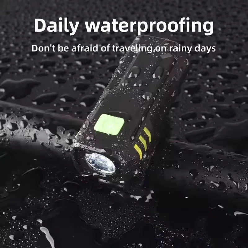 Luce ricaricabile USB per bici da bicicletta LED ad alta luminosità multifunzione da strada MTB luci anteriori di sicurezza per ciclismo torcia esterna