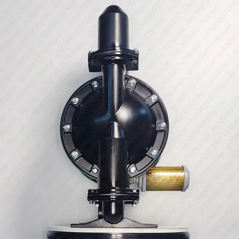 2 Inch Aluminum Pneumatic Diaphragm Water Pump Slurry Delivery Pump with PTFE Diaphragm Oil Delivery Low Viscosity Fluid Glue