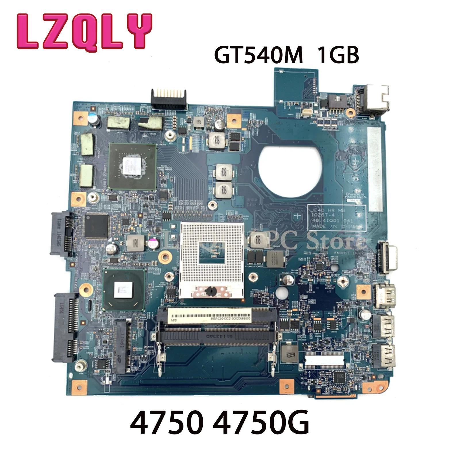 

LZQLY For Acer Aspire 4750 4750G MBRC901002 48.4IQ01.041 Laptop Motherboard GT540M 1GB HM65 DDR3 MAIN BOARD Full Test