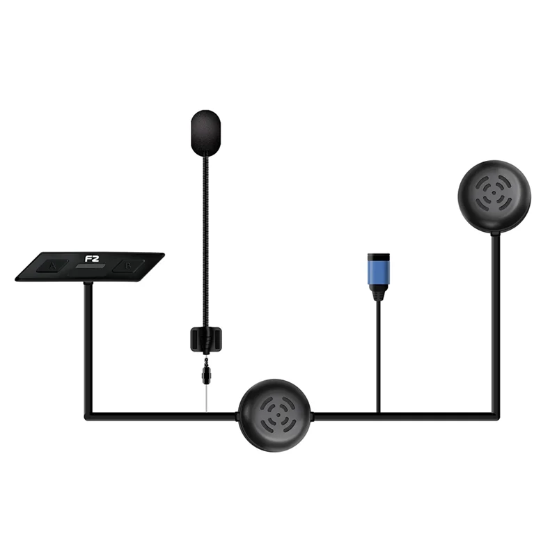 Helmet Bluetooth Headset Helmet Intercom F2 Helmet Headphones Motorcycle Walkie Talkies