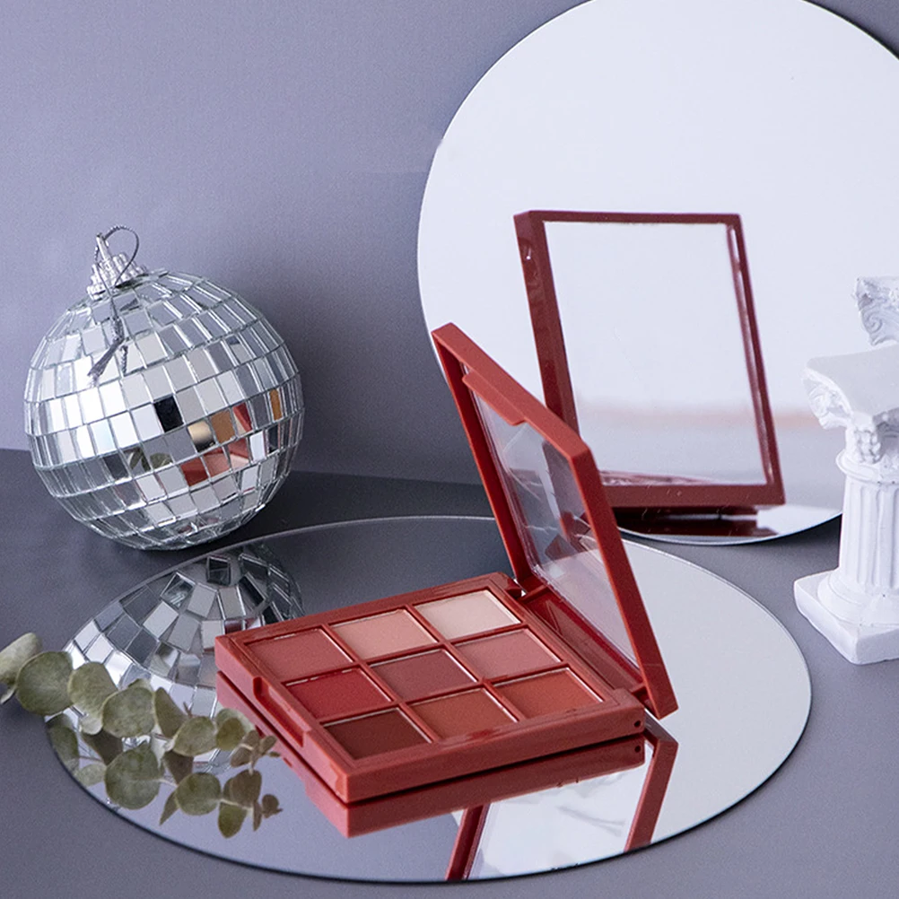 

2 Pcs Mirror Props Photo for Reflective Mirrors Background Acrylic Photography