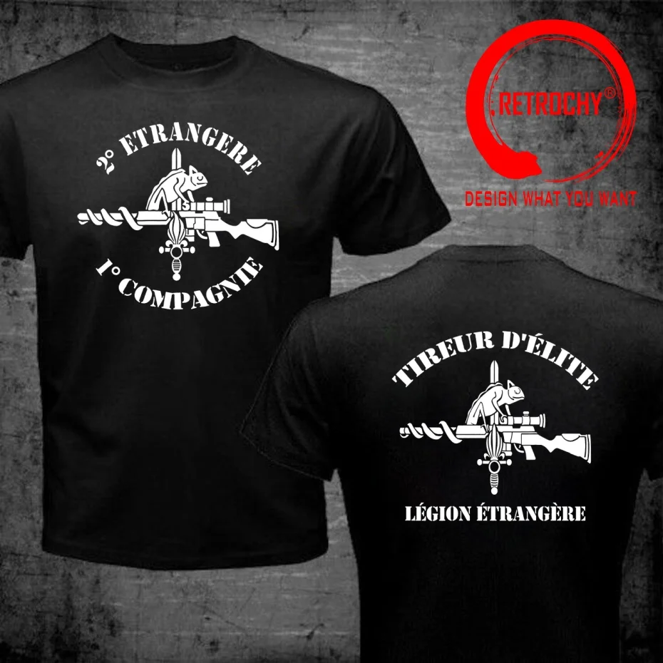 Funny Design Sinper of the French Foreign Legion Special Forces  Shirt Men Fashion Trendy Casual Clothing Stylish Tops Tee Shirt