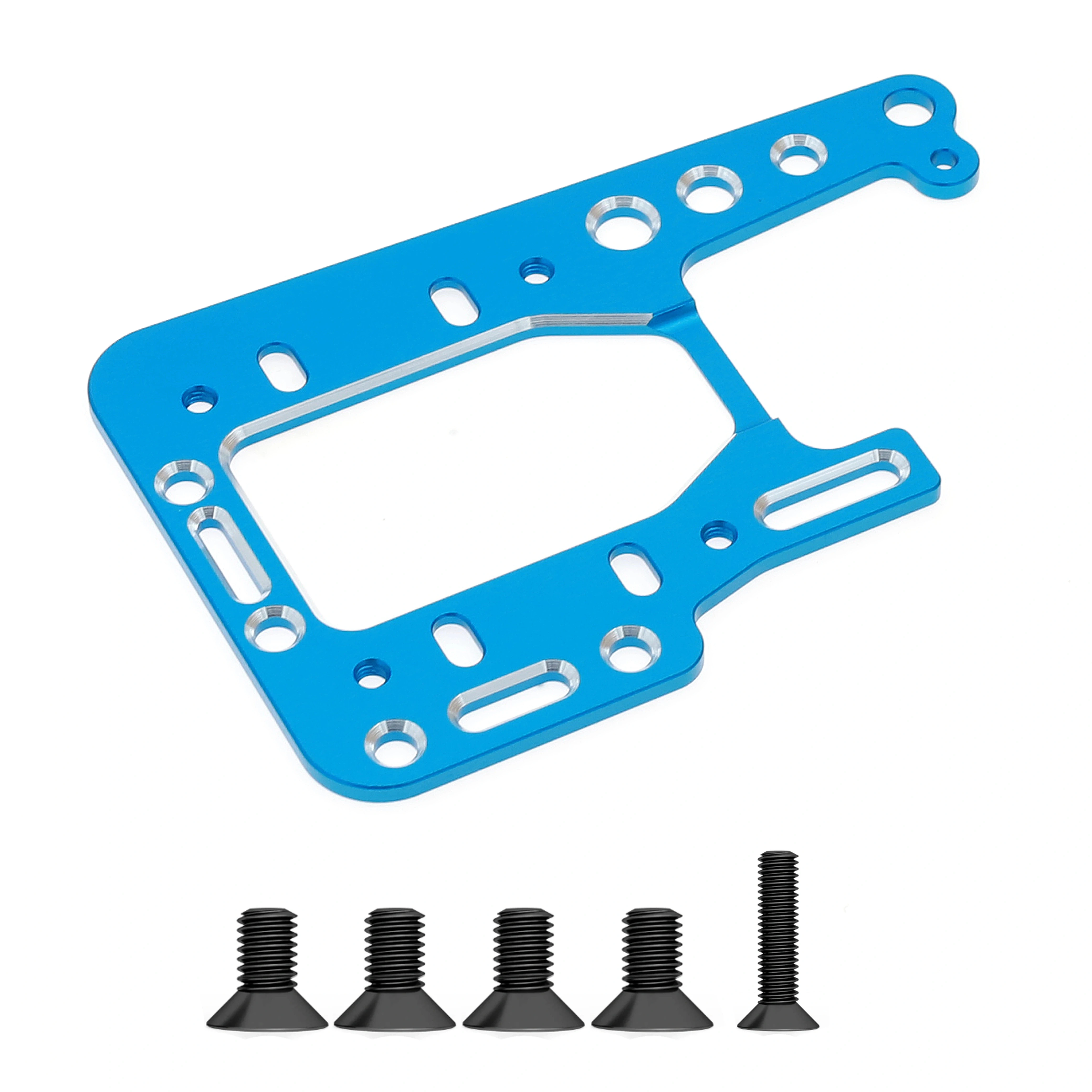 7075 CNC Aluminum Engine Mount Plate TO-254-MP11 One Piece Motor Base Upgrade Hop-Up Spare Parts Fit Kyosho MP11 1/8 Nitro RC Bu
