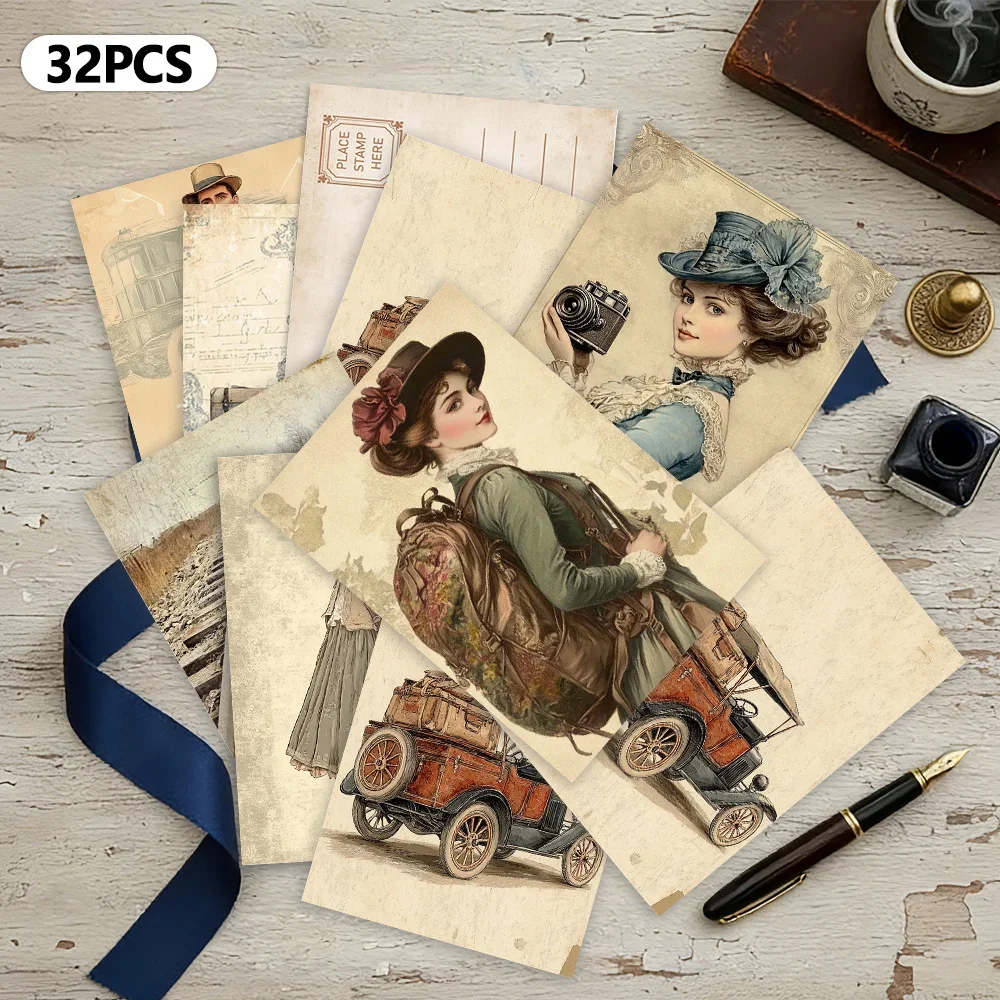 

32pcs, Victoria travel theme, postcards, decorative/greeting cards/postcards, high-definition printing, collectible and mailable
