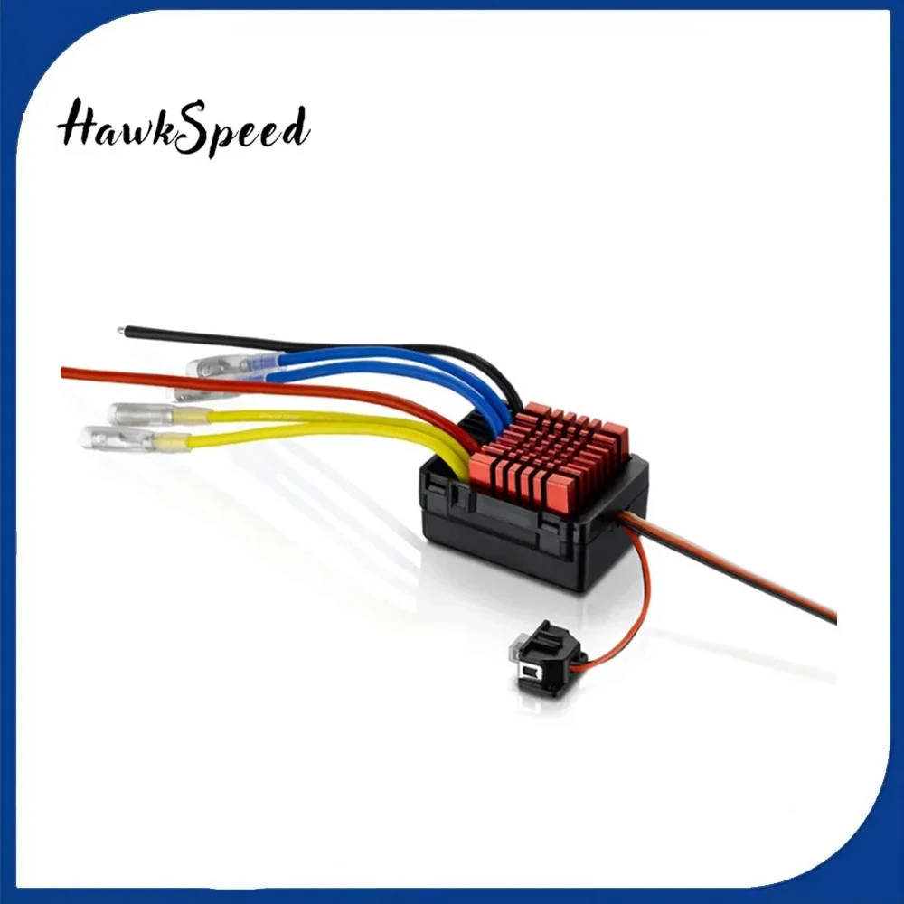 

Hobbywing QuicRun WP 880 80A двойной матовый 2-4S LiPo водонепроницаемый регулятор скорости ESC для радиоуправляемого автомобиля 1/8
