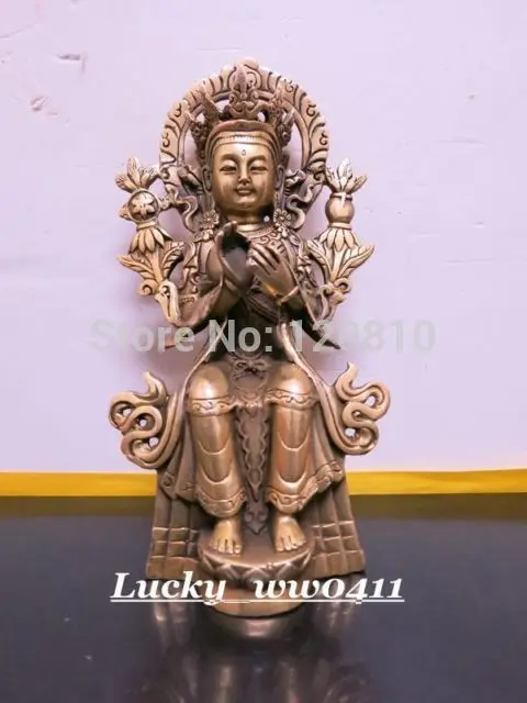 

Tibet Buddhism Maitreya Bronze buddha Statue