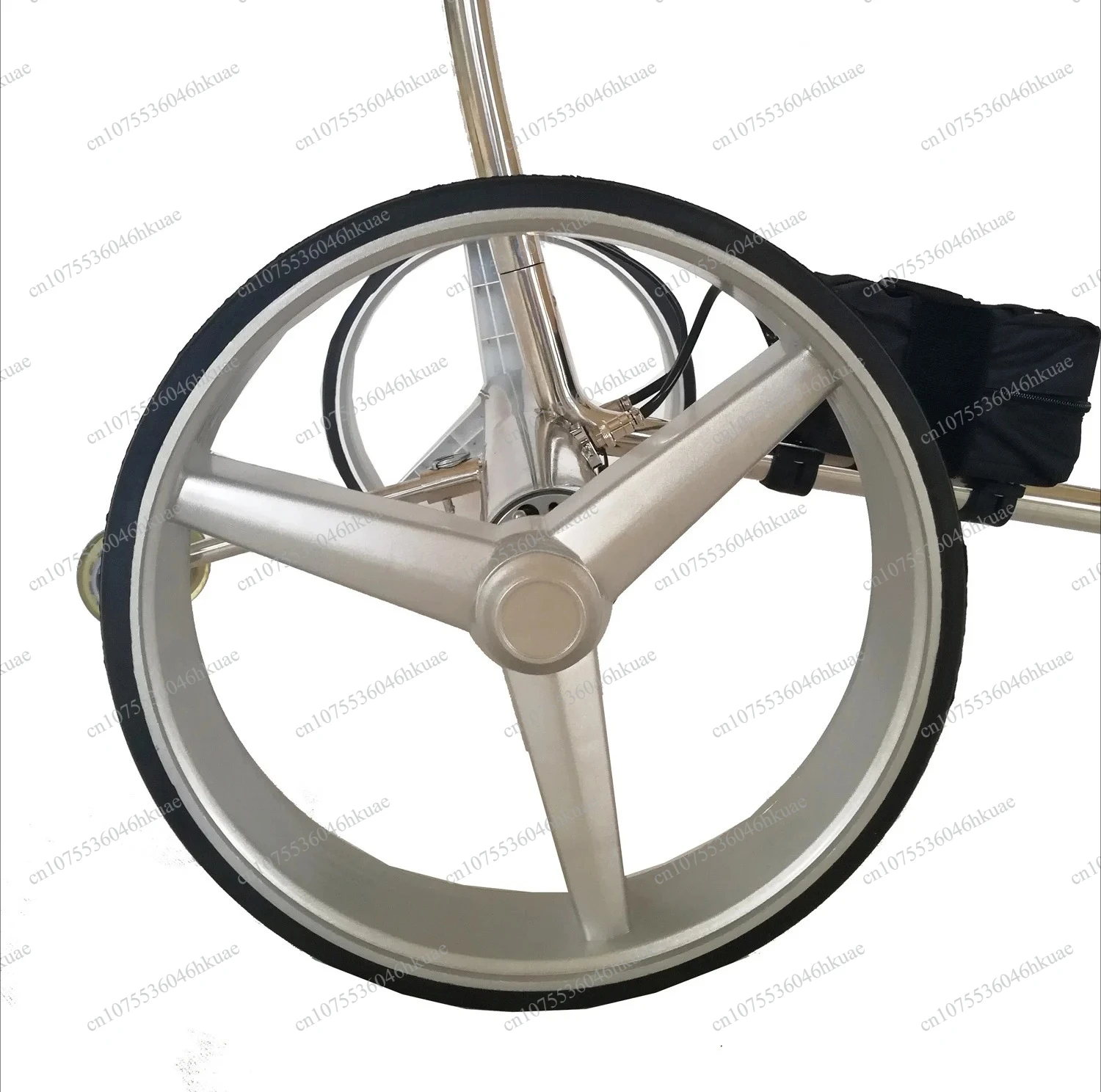 Foldable Electric 3-Wheel Moving Cart Remote Operated Outdoor Travel Load Bearing Carrier