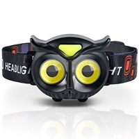 LED Kids Headlamp, COB Headlamp for Kids Boys Girls Flashlight Headlamp Battery Powered Lightweight Headlight Ideal Gift