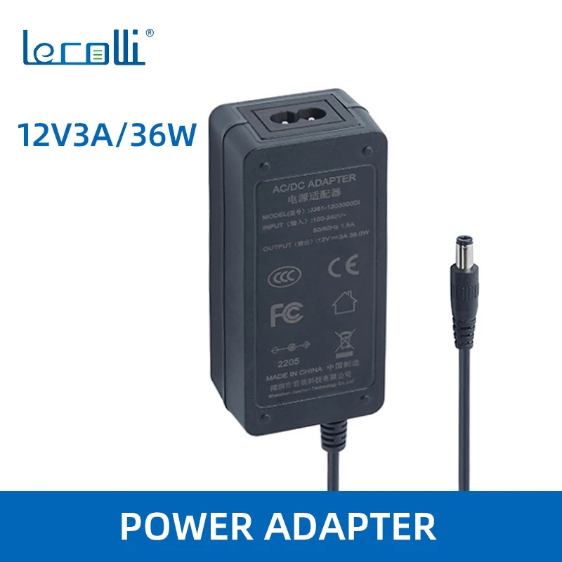 

12v3a Desktop Switching Power Supply Display Power Adapter 36w Dc Stabilized Voltage Lamp With Drive Power