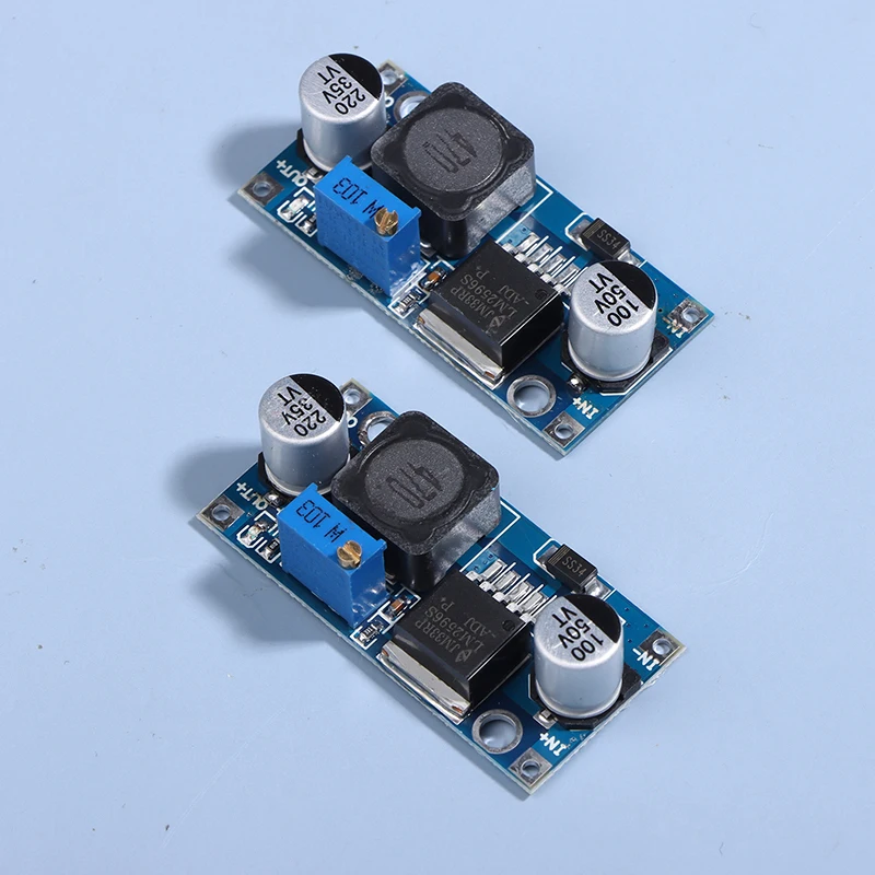 Convertidor reductor LM2596S de CC a CC, regulador de voltaje de alta eficiencia, 3,0-40V a 1,5-35V, ajustable, 1 unidad