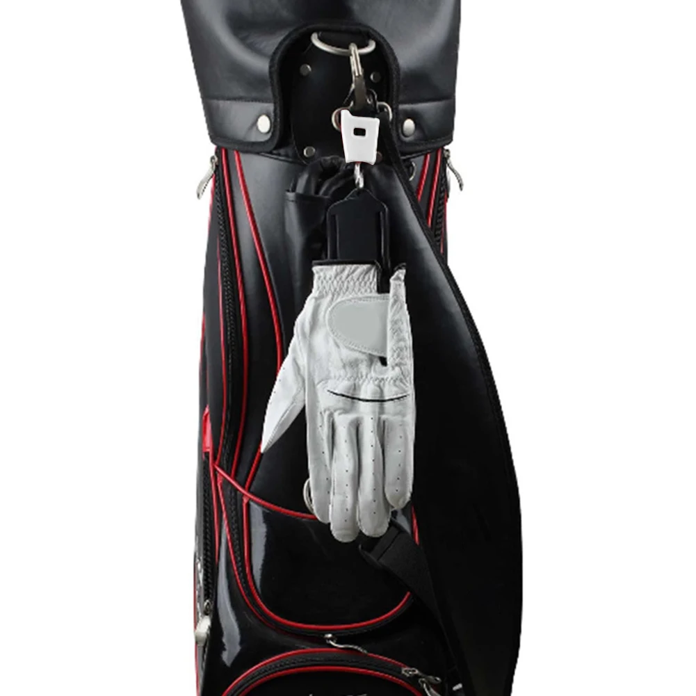 Golf Glove Holder Rack Portable Plastic Gloves Hanger with Key Chain Gloves Display Stand Gloves Stretcher Stand for Golf Lovers