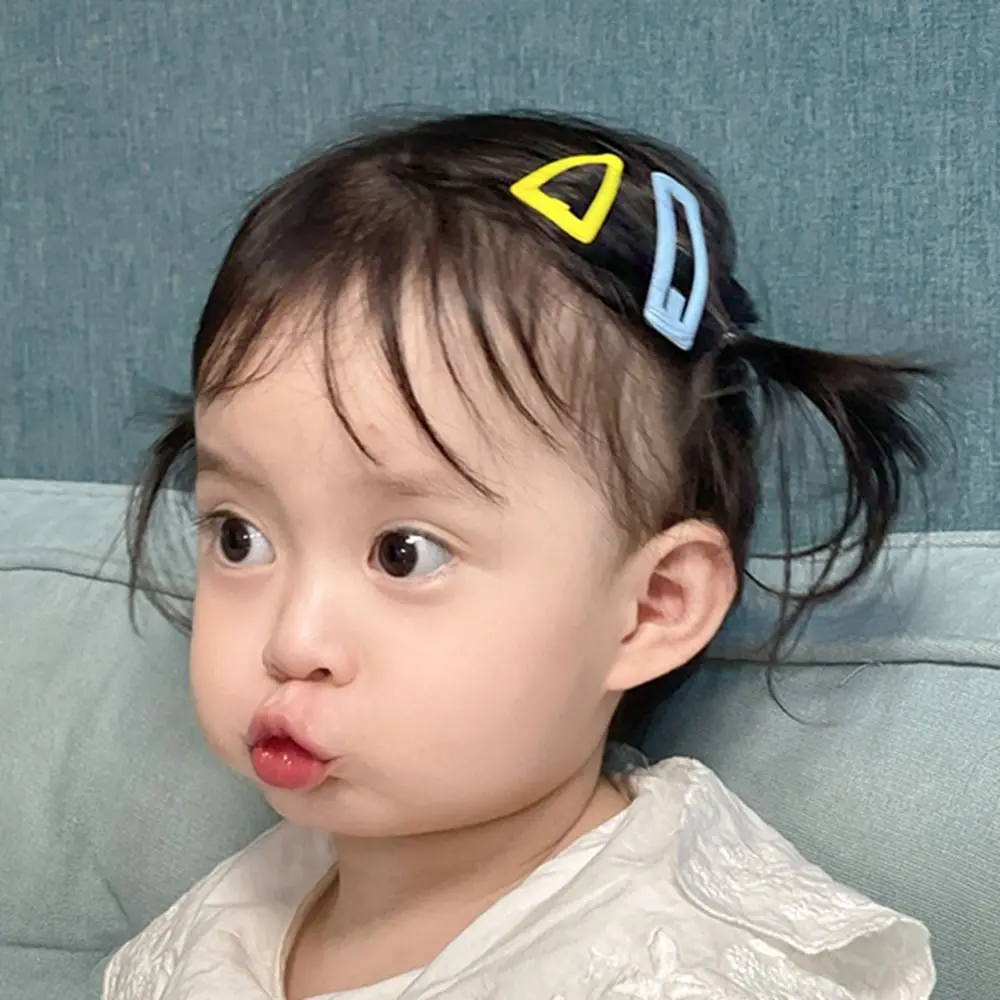 Shape Metal Hairpin Five-pointed Star Children Hairpin Set Korean Style Headwear Girl Baby Hair Clip Female Hair Accessories