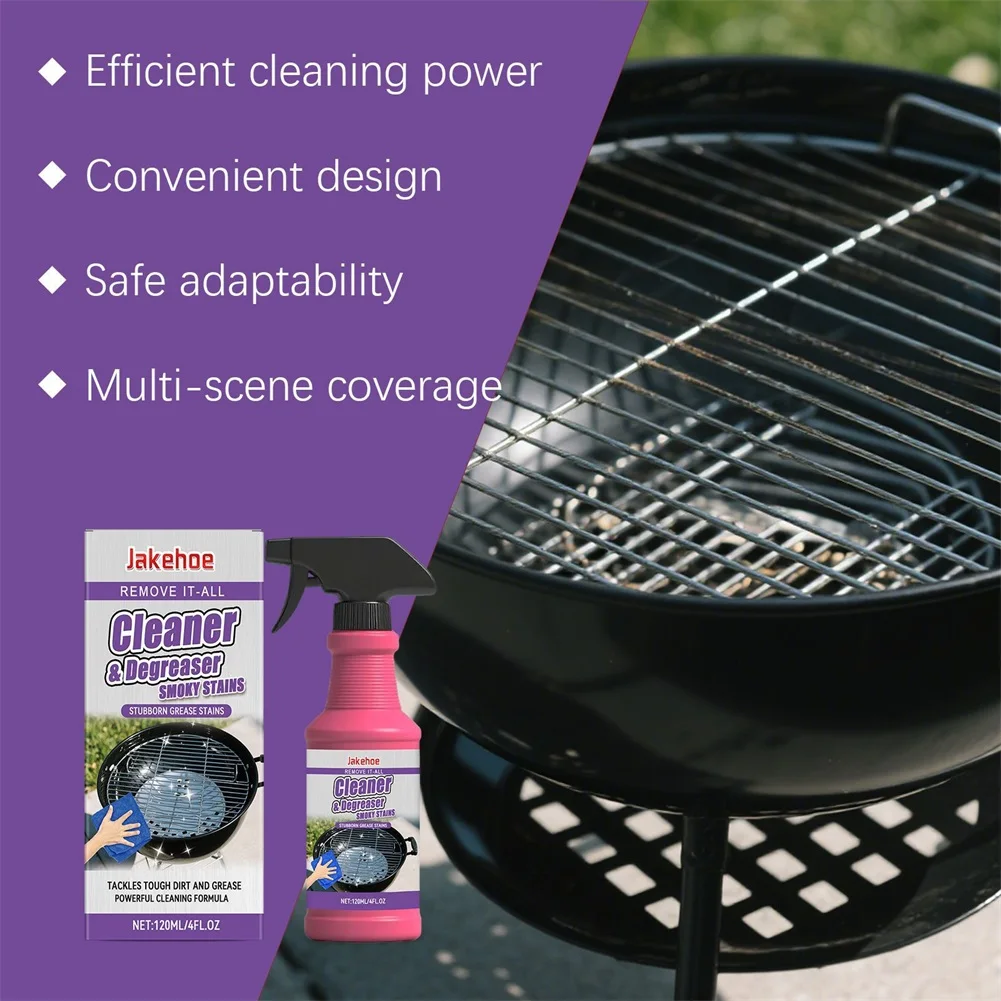 

Спрей для удаления жира и загрязнений с грилей и посуды из чугуна и керамики, суперэффективный