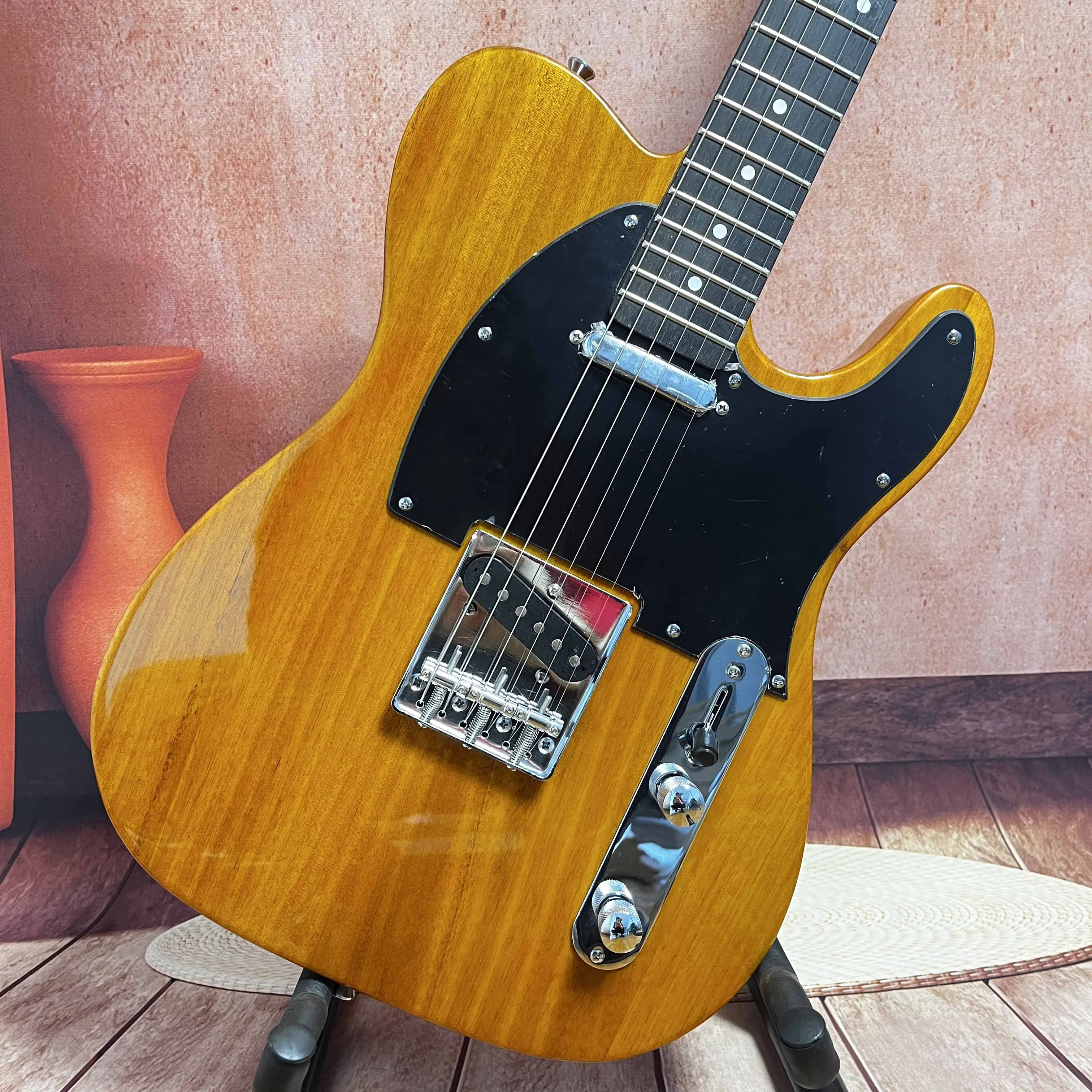 TL 일렉트릭 기타 6현 로즈우드 지판 메이플 넥 빠른 배송