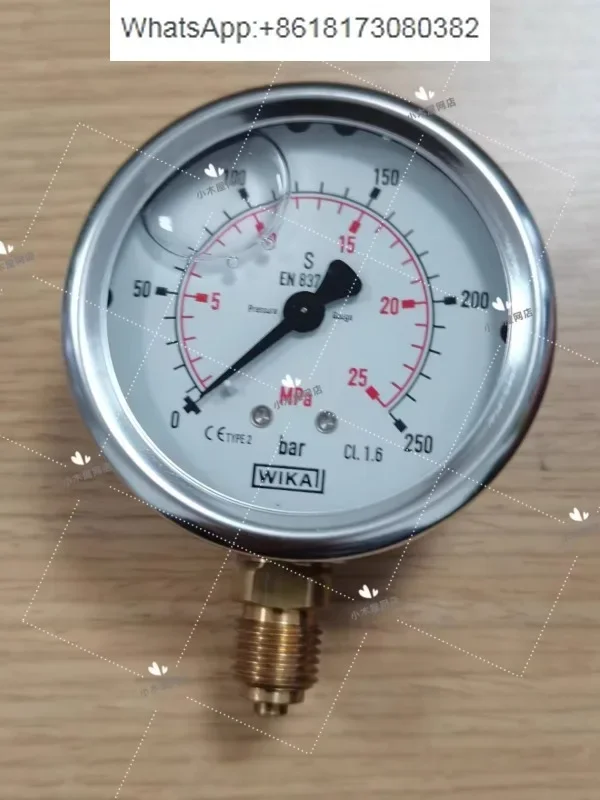 

WIKA mechanical pressure gauge 213.53.063 series 63mm gauge diameter G1/4 external thread Shanghai Fa