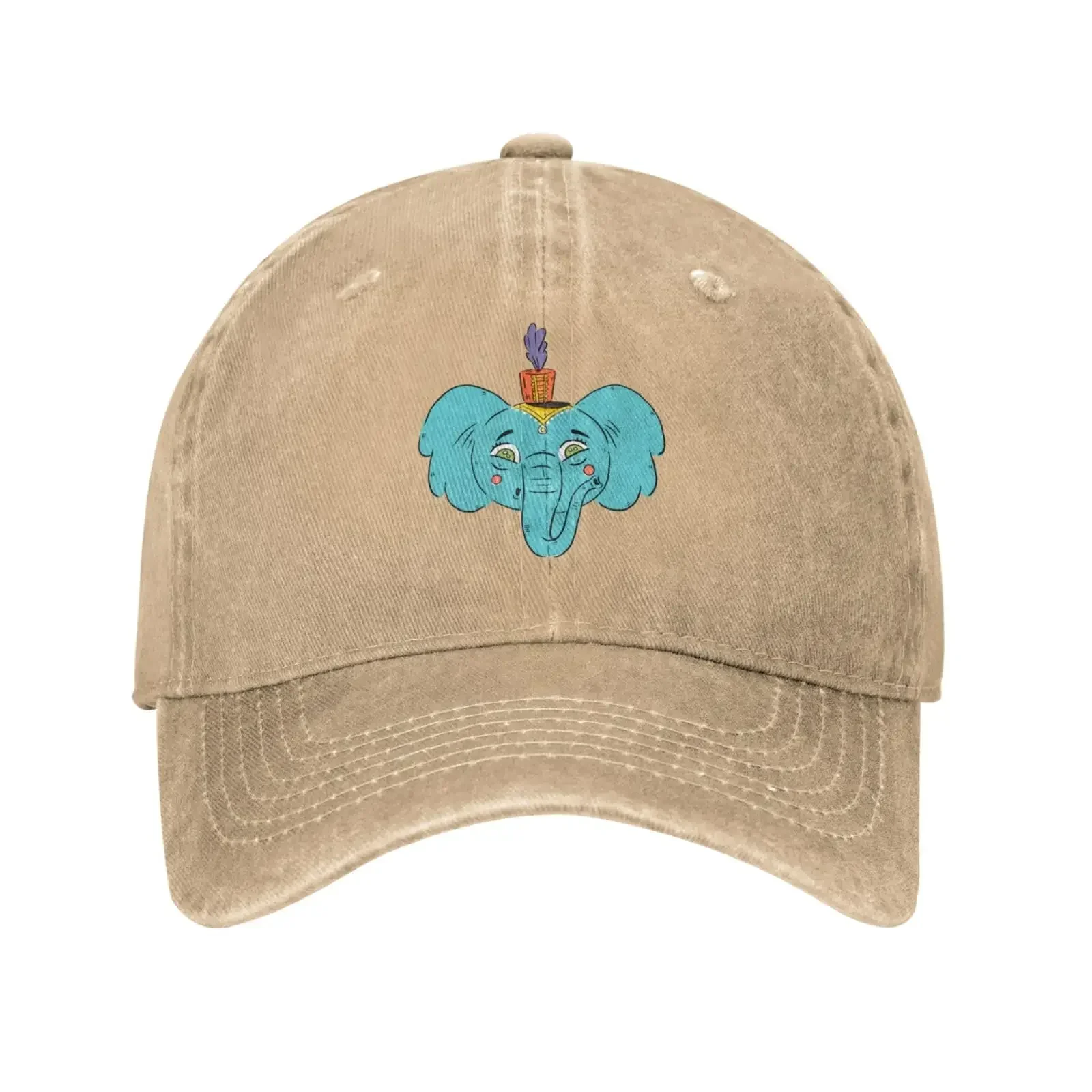 Cute Elephant Baseball Cap for Men Women Vintage Trucker Hat Hats Dad Hat