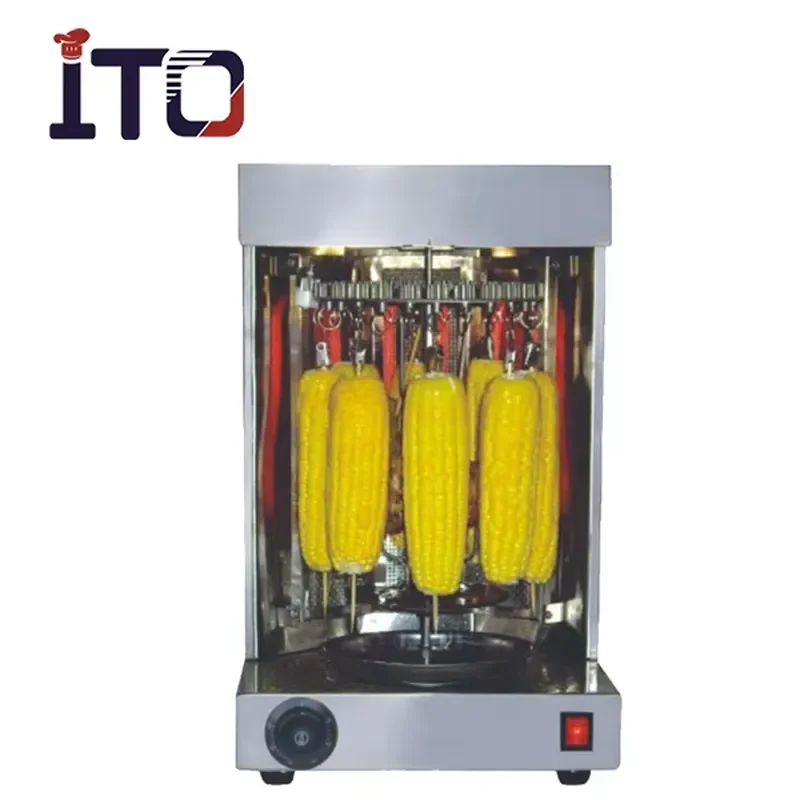 for Commercial Sweet Potato Roaster Electric Corn Chestnut Baking Machine Stainless Steel Street Food Vendor Snack Maker