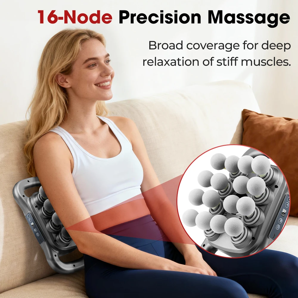 

Multi-head Fascia Gun Deep Relaxation High-Frequency Vibration Body Massage Gun Back And Waist Massager Neck Shoulder Masajeador