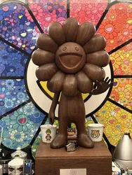 Works By Japanese Artists,Japanese Trendy Art Ornaments, Walnut Sunflower Figures, Trendy Doll Ornaments, Birthday Gifts