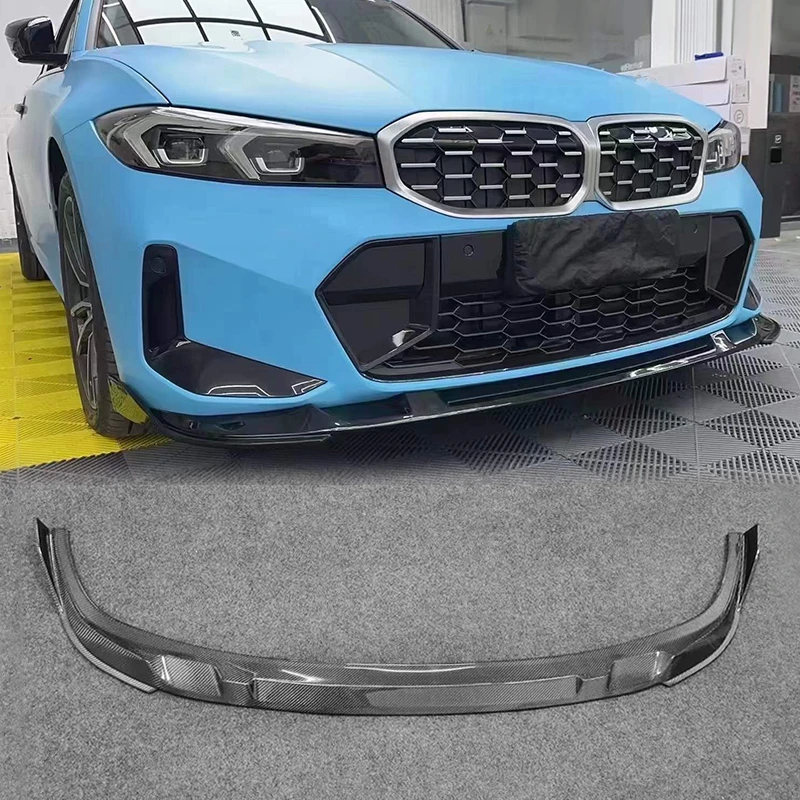Auto Parts Carbon Fiber Front Bumper Lip Fit 3 Series G20 G28 LCI 2022+ Exterior Modification Accessories