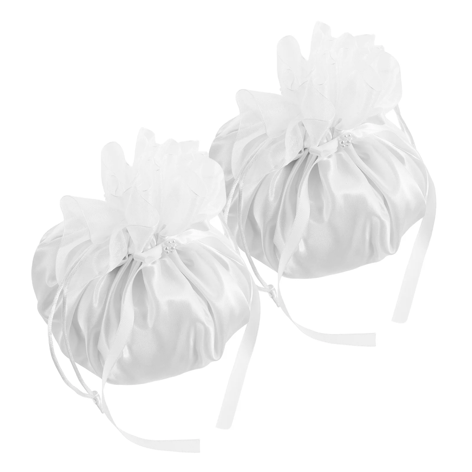 

2Pcs Wedding Purse for Women Stylish Beaded Clutch Spacious Interior Comfortable Material Ideal for Bridal Shower Evening