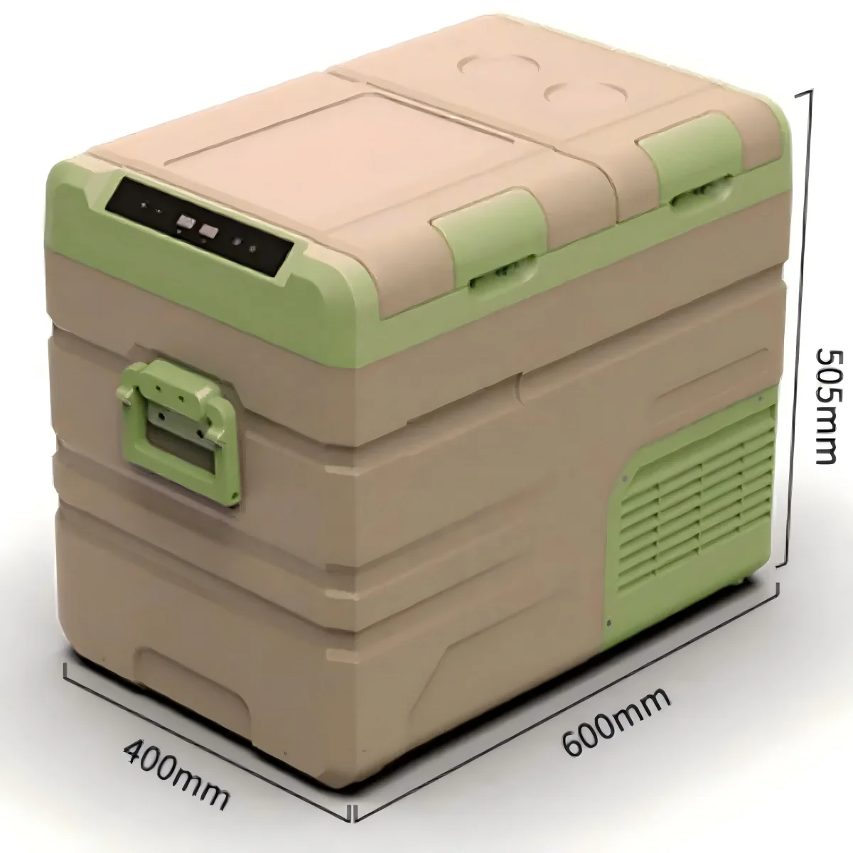 Truck Refrigerator AC.684.082 Mini Portable Compressor Freezer 55L Dual-Zone Fishing Cooler Camping Outdoor RV